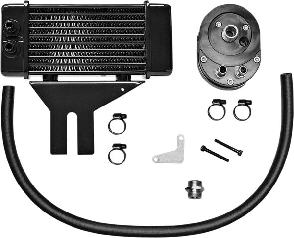 Oil Cooler Kit Black, 1, nordicamoto.ro