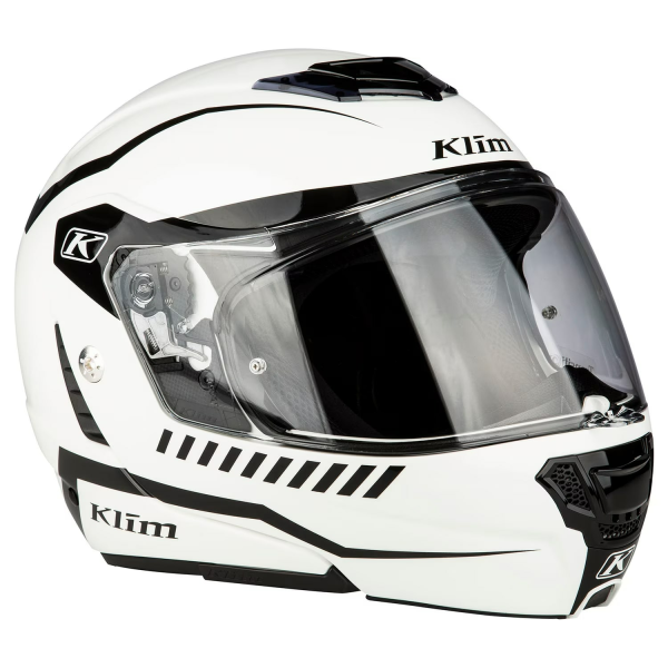 Cască Modulară Klim TK1200 Karbon ECE/DOT Gloss White, 24, nordicamoto.ro