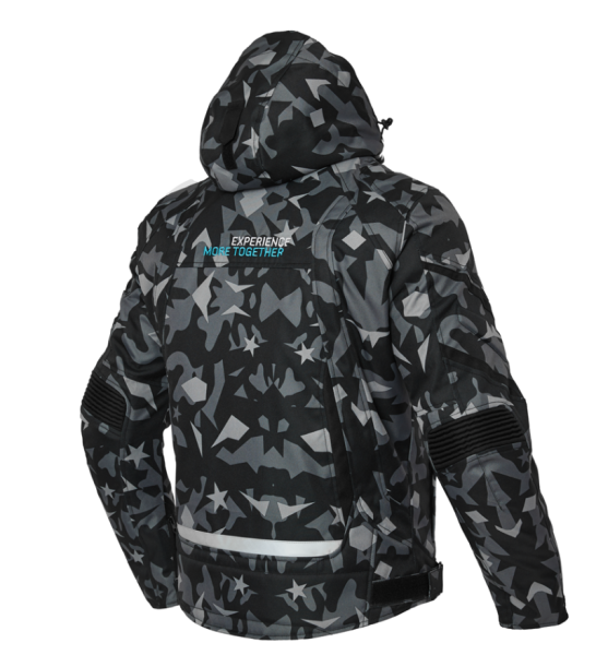 CFMOTO CAMO textil motoros kabát – szürke / fekete, 7, nordicamoto.ro