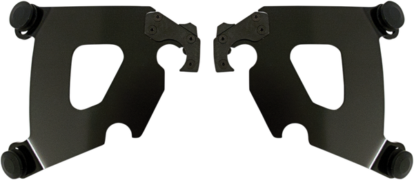 Cafe Fairing Trigger-lock Plate Only Kit Black, 1, nordicamoto.ro