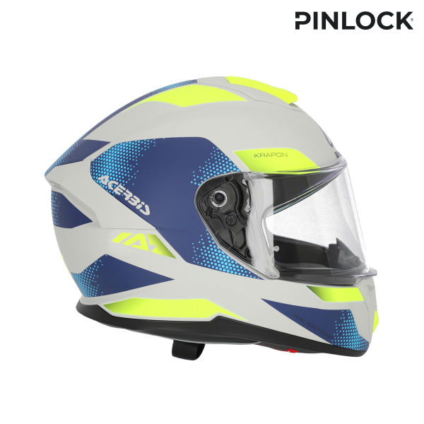 Acerbis Krapon 22-06 teljes arcú sisak, szürke/kék, XS, 5, nordicamoto.ro