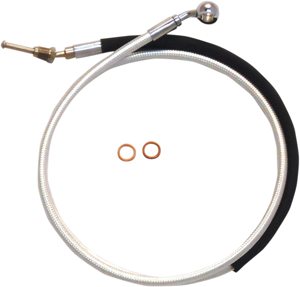 Alternate Length Hydraulic Clutch Line Chrome, 2, nordicamoto.ro