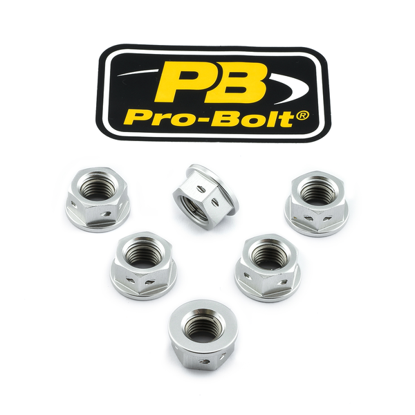 Sprocket Nuts Silver, 1, nordicamoto.ro