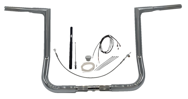 1-1/4(r) Ez Install Flat Top Handlebar Kit Silver, 1, nordicamoto.ro
