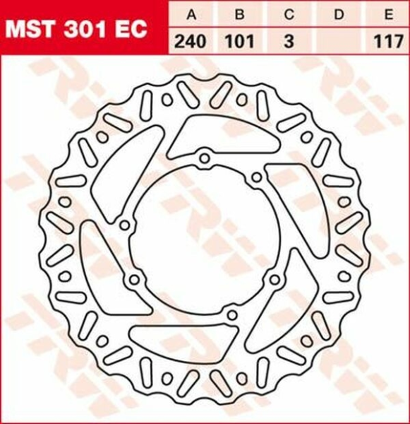Ec Cross Design acél féklemez, 2, nordicamoto.ro