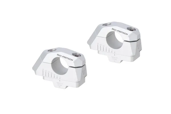 Bar Back Variable For Ø28 Handlebars Silver, 1, nordicamoto.ro