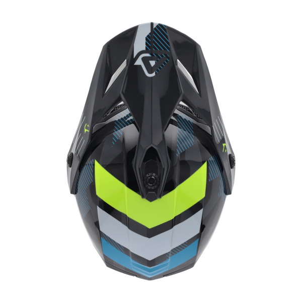 Acerbis Rider teljes arcú gyermek sisak, fekete/fluoreszkáló sárga, M-es méret, 6, nordicamoto.ro