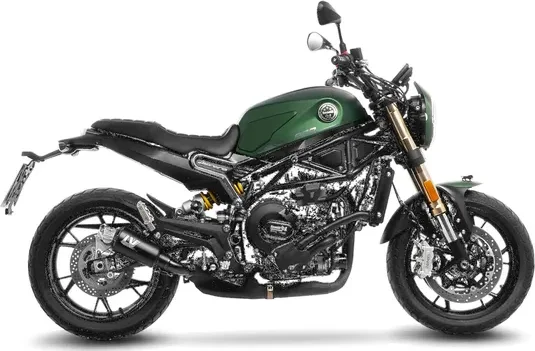 LeoVince LV-10 teljesen fekete, csúsztatható kipufogórendszer a Benelli Leoncino 800-hoz (2022–2024), 6, nordicamoto.ro