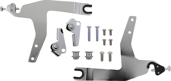 Detachable Backrest Kit Silver, 5, nordicamoto.ro