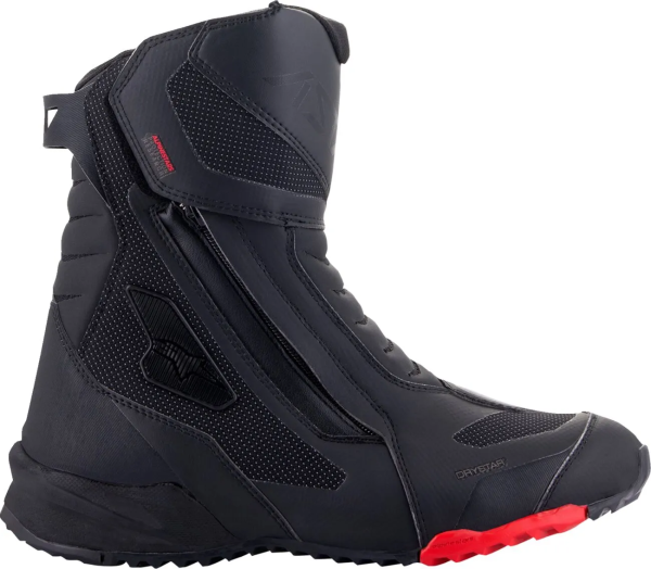 Alpinestars RT-7 Drystar csizma, fekete/piros, 48-as méret, 9, nordicamoto.ro