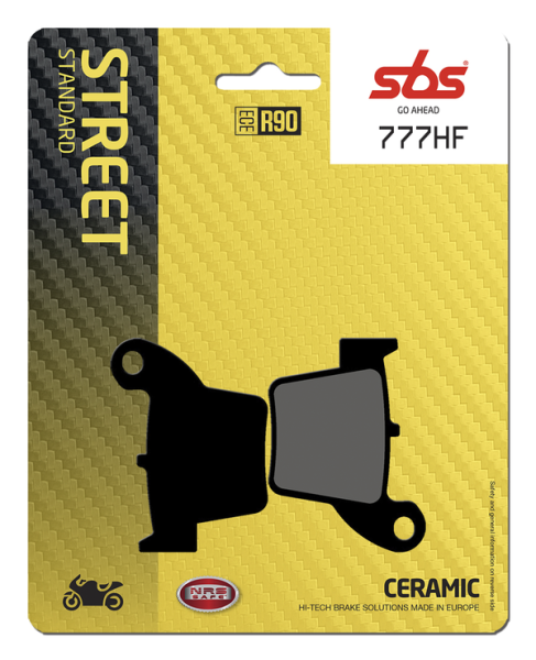 Hf Street Ceramic Organic Brake Pads, 1, nordicamoto.ro