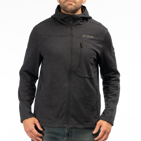 Hanorac Snowmobil Klim Echo Wool Fleece Mid Layer Black, 6, nordicamoto.ro