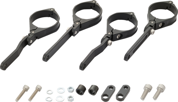 Headlight Bracket Set Black, 1, nordicamoto.ro