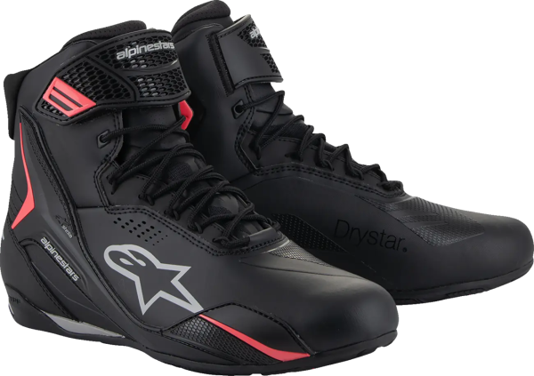 Alpinestars Stella Faster-4 Drystar® női cipő, fekete/szürke/korall, 5-ös méret, 1, nordicamoto.ro