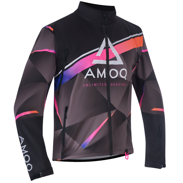 AMOQ Apex V2 dzseki, fekete/szürke/ibolya, 2XL, 3, nordicamoto.ro