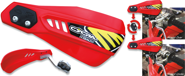 Stealth Alloy Racer csomag, piros, 2, nordicamoto.ro