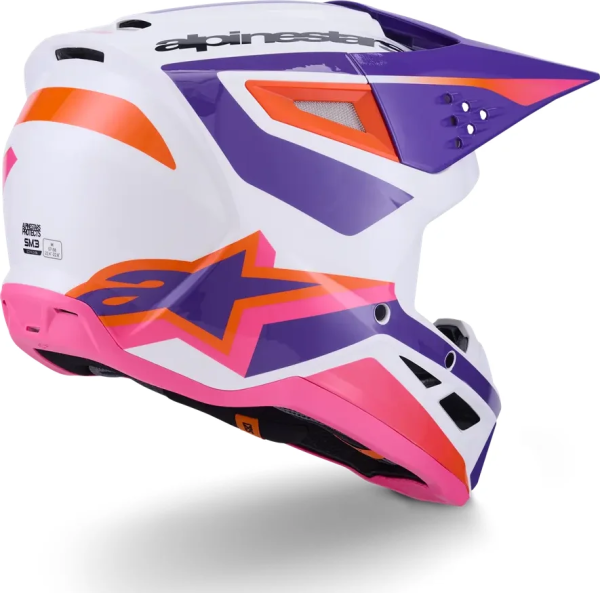 Alpinestars SM3 Heat White 2XL sisak, 3, nordicamoto.ro