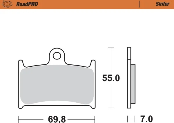 Roadpro Sinder fékbetét, első, 1, nordicamoto.ro