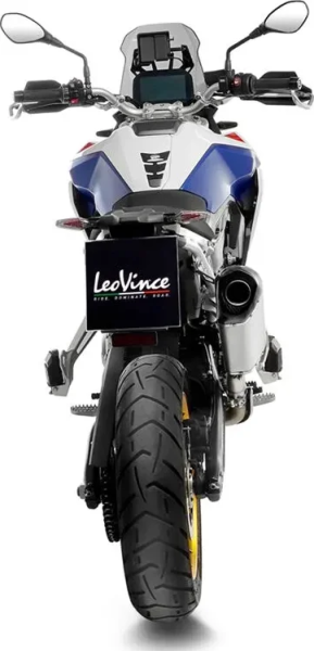 LeoVince LV-14 titán csúszócső kipufogórendszer a BMW F 750 GS / F 800 GS / F 850 GS / F 900 GS / F 900 GS Adventure modellekhez, 9, nordicamoto.ro