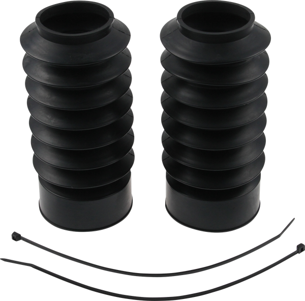 Fork Boots Gloss Black, Powder Coated, 1, nordicamoto.ro