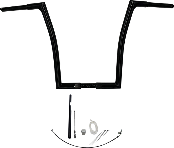 1-1/4(r) Ez Install Flat Top Handlebar Kit Black, 1, nordicamoto.ro