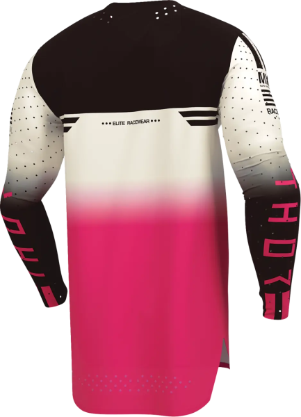 Thor Sportmode Geo póló, rózsaszín/fehér/fekete, M-es méret, 9, nordicamoto.ro