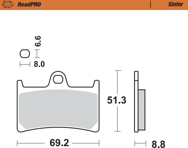 Roadpro Sinter roller, 2, nordicamoto.ro