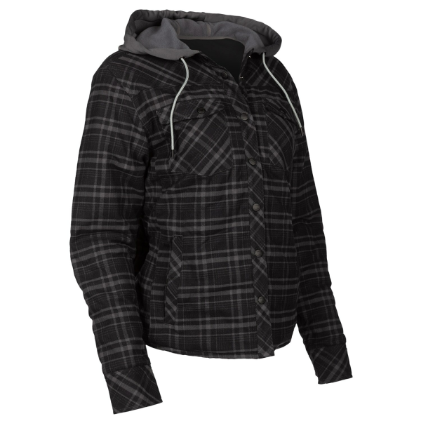Camasa Dama Klim Upland Insulated Flannel Black - Asphalt, 12, nordicamoto.ro