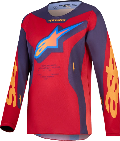 Alpinestars Fluid Hunt gyermek póló, piros/korall, XL, 1, nordicamoto.ro