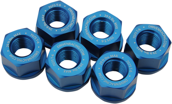 Sprocket Nuts Blue, 1, nordicamoto.ro
