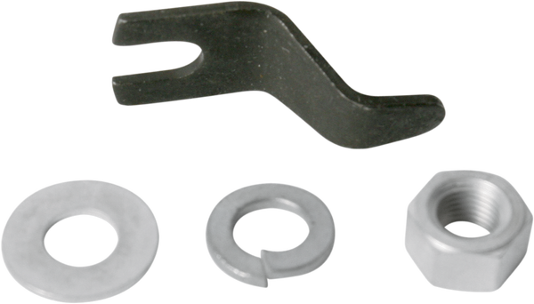 Carburetor Support Bracket Black, Silver, 1, nordicamoto.ro