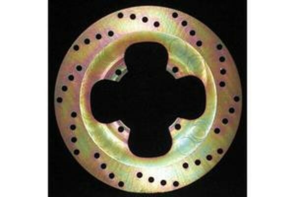 Round Hpsr Solid Brake Rotor Gold, Stainless Steel, Zinc, 1, nordicamoto.ro