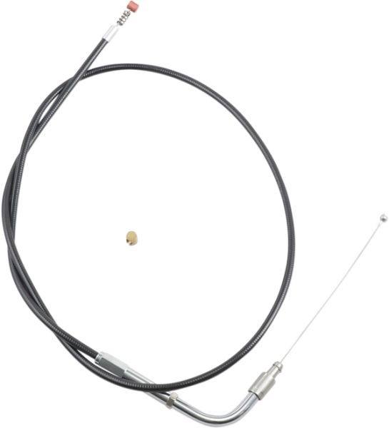 Black Vinyl Throttle/idle Cable Black Standard, 1, nordicamoto.ro