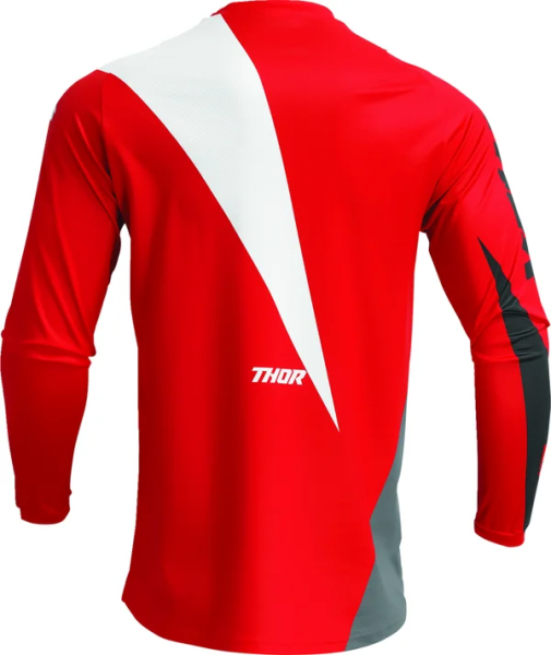 Tricou Thor Sector Edge Red/White 4XL, 3, nordicamoto.ro