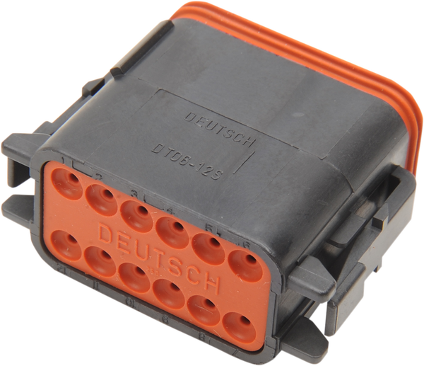 Deutsch Dt Sealed Connector Component Black, 2, nordicamoto.ro