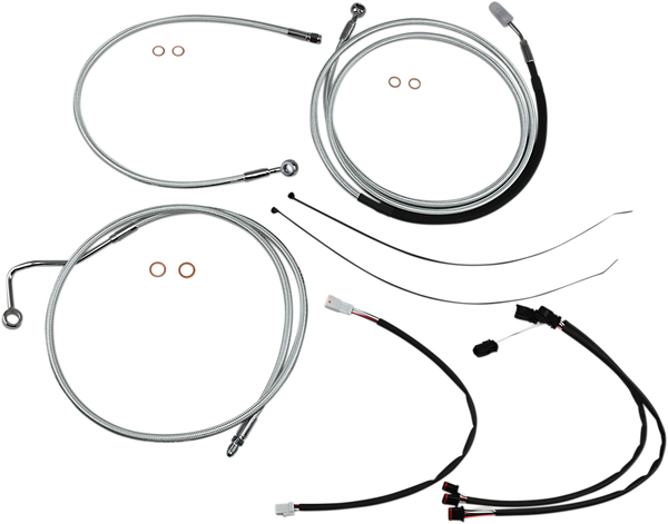 Sterling Chromite Ii® Upper Handlebar Installation Kit Silver, 1, nordicamoto.ro