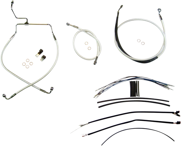Sterling Chromite Ii® Designer Handlebar Installation Kit Silver, 2, nordicamoto.ro