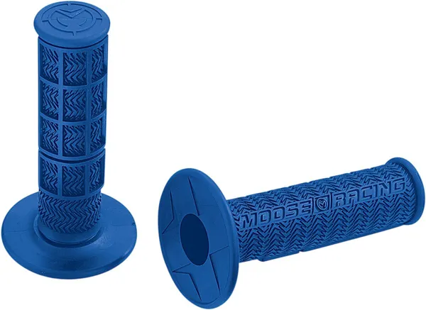 MOOSE RACING Flange Style Stealth Mx Grips Blue, 1, nordicamoto.ro
