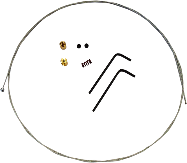 Throttle/idle Cable Repair Kit Silver, 1, nordicamoto.ro