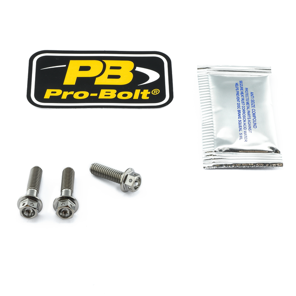 Titanium Brake & Clutch Lever Perch Pinch Bolt Kit, 1, nordicamoto.ro