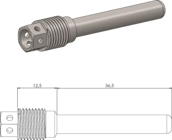 Fékbetét-rögzítőcsap rozsdamentes acélból, 1, nordicamoto.ro