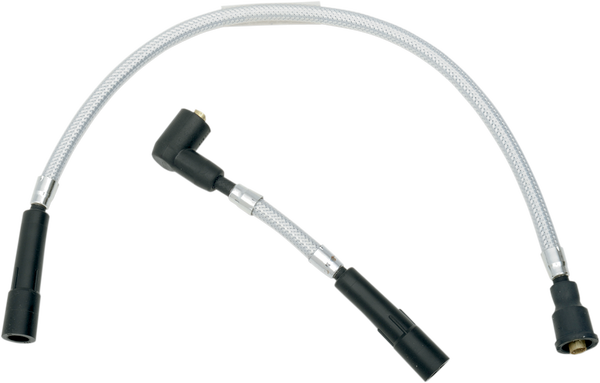 Braided Spark Plug Wire Silver, 1, nordicamoto.ro