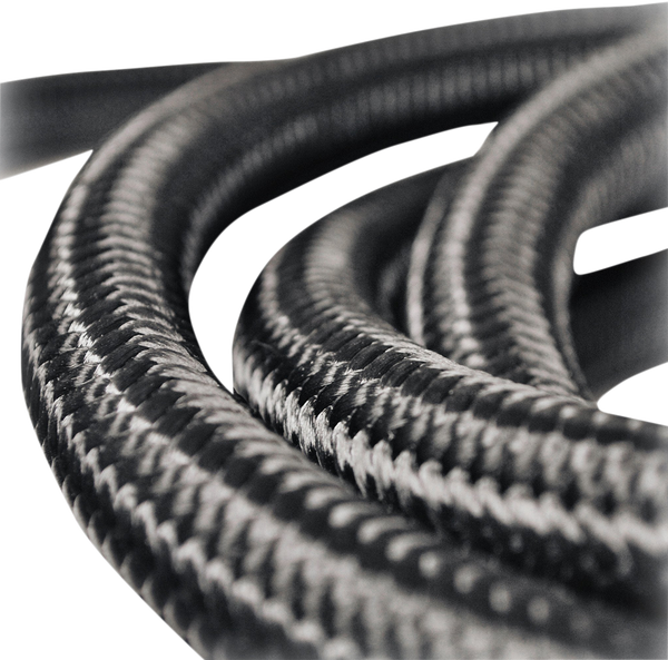 Fiber Braided Oil Hose Black, 1, nordicamoto.ro