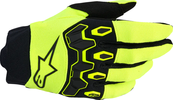 Alpinestars Full Bore V2 gyermekkesztyű, sárga/fekete, 2XS, 1, nordicamoto.ro