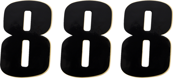 Vinyl Race Numbers Black, 1, nordicamoto.ro