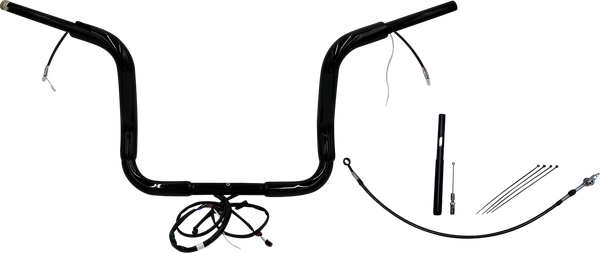 Plug & Play Ez Install 1-1/2(r) Round Top Handlebar Kit Black, 2, nordicamoto.ro