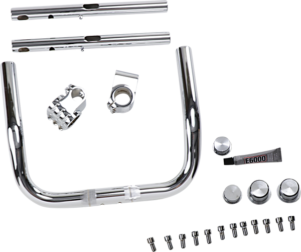 Pullback Klip Hanger Handlebar Silver, 3, nordicamoto.ro