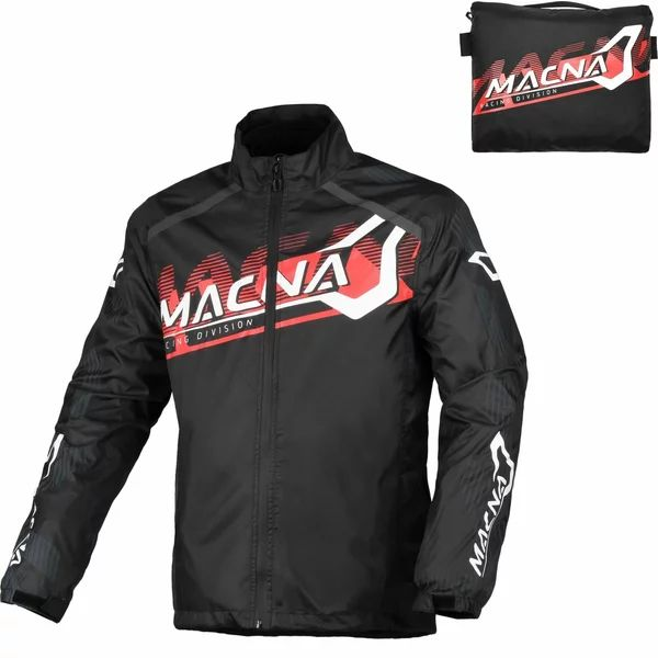 MACNA RAINOSSI M esőkabát, fekete/fehér, 9, nordicamoto.ro