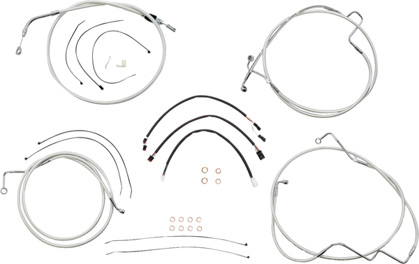 Sterling Chromite Ii® Designer Handlebar Installation Kit Silver, 1, nordicamoto.ro