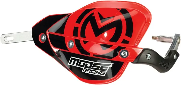 MOOSE RACING Probend kormányvédők – fekete, piros, 3, nordicamoto.ro